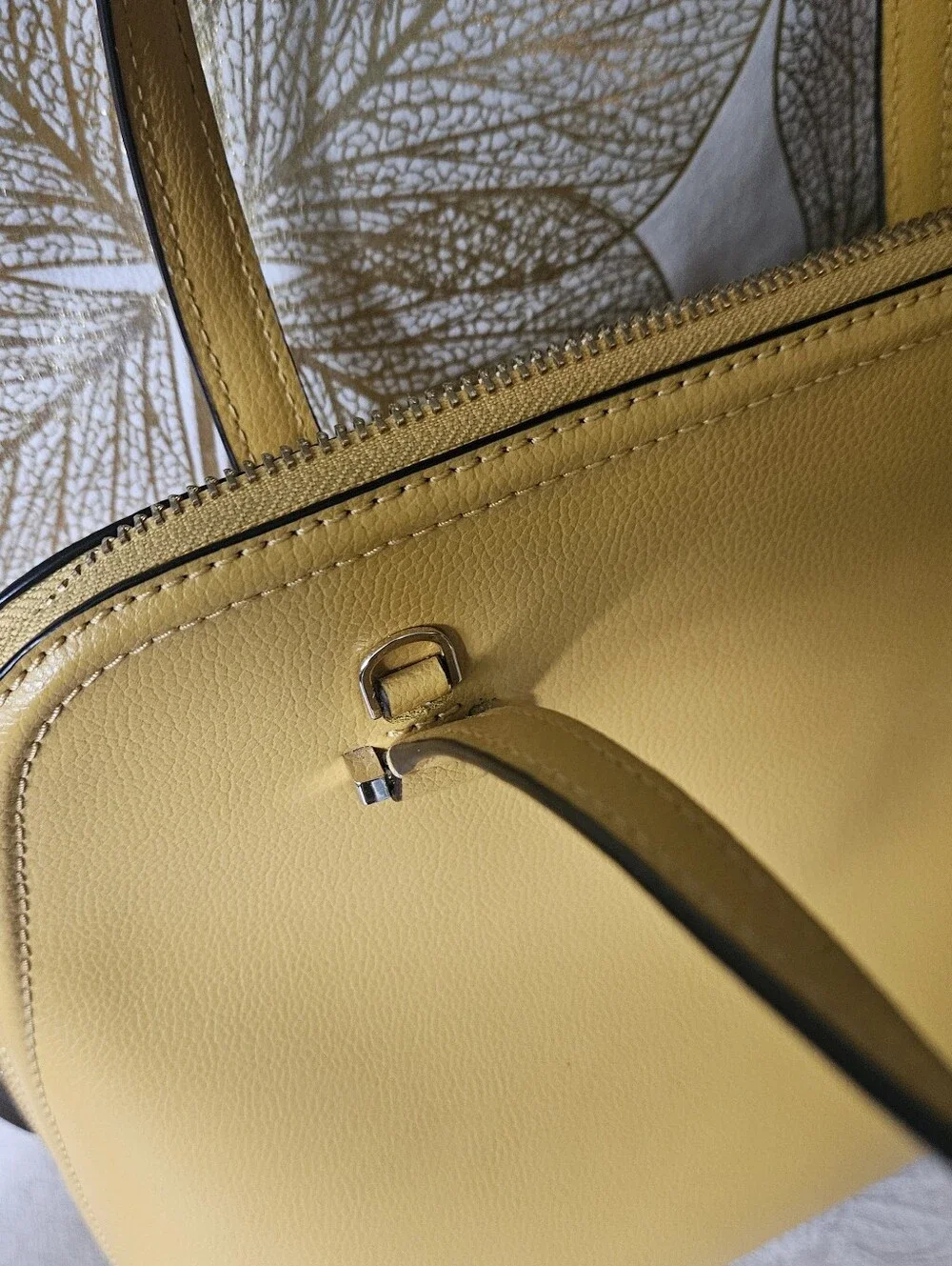 Kate Spade Patterson Drive Small Dome Satchel - Vibrant Yellow - NO LONG STRAP